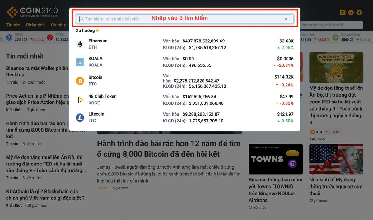 Nhập vào ô tìm kiếm.webp