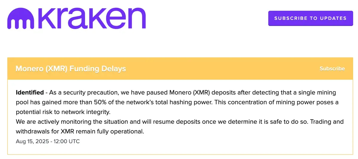 Karen thông báo tạm ngưng nạp XMR.webp