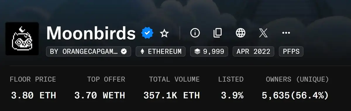 Moonbird get 3.8 ETH Price.webp