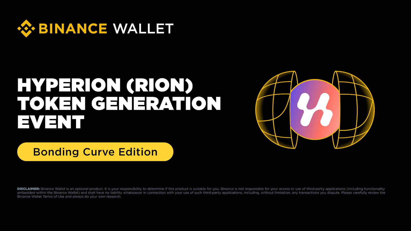 IDO Hyperion trên Binance Wallet