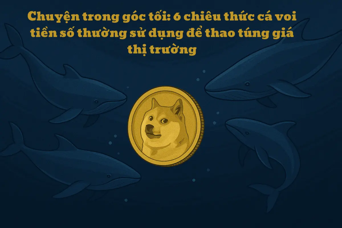 Chuyện trong góc tối: 6 chiêu thức cá voi tiền số thường sử dụng để thao túng giá thị trường